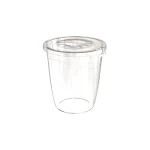 سطل گلوریا 40 شفاف
